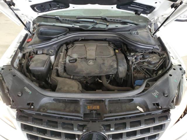 4JGDA5HB3EA288949 - 2014 MERCEDES-BENZ ML 350 4MATIC WHITE photo 12