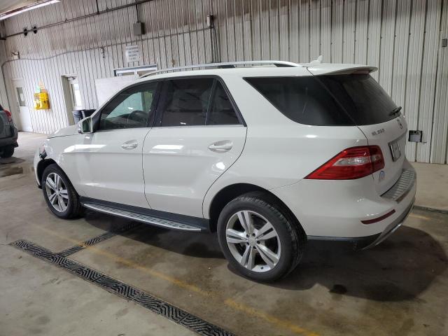 4JGDA5HB3EA288949 - 2014 MERCEDES-BENZ ML 350 4MATIC WHITE photo 2
