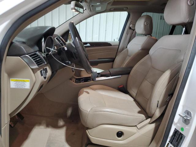 4JGDA5HB3EA288949 - 2014 MERCEDES-BENZ ML 350 4MATIC WHITE photo 7