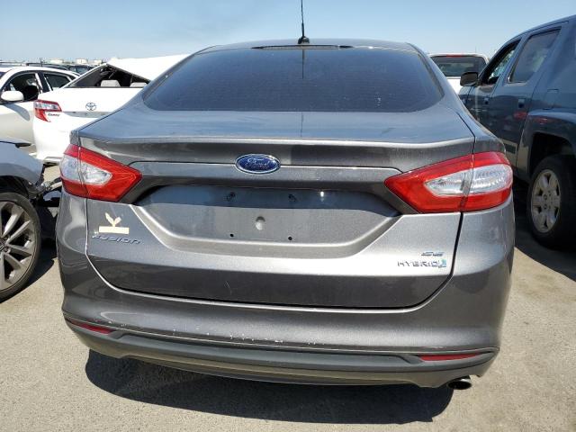 3FA6P0LU6DR178852 - 2013 FORD FUSION SE HYBRID GRAY photo 6