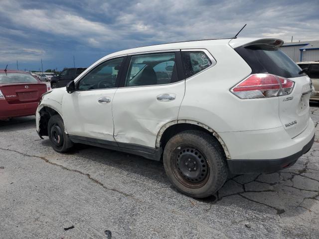 5N1AT2MV8FC823727 - 2015 NISSAN ROGUE S WHITE photo 2