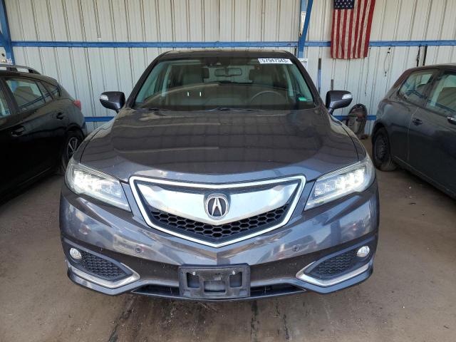 5J8TB4H75GL012364 - 2016 ACURA RDX ADVANCE GRAY photo 5