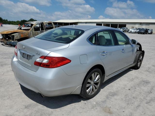 JN1BY1AR2CM394802 - 2012 INFINITI M37 X SILVER photo 3