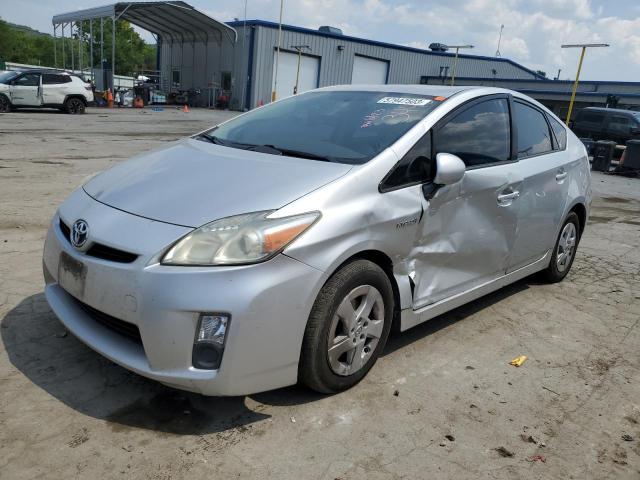 JTDKN3DU7A0043440 - 2010 TOYOTA PRIUS SILVER photo 1