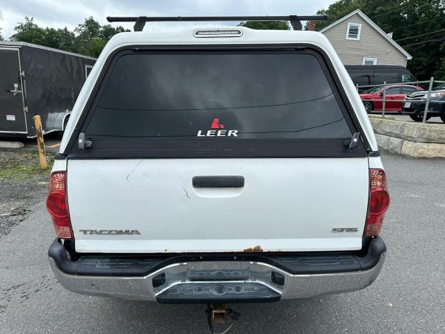 5TEUX42N78Z526313 - 2008 TOYOTA TACOMA ACCESS CAB თეთრი ფოტო 6