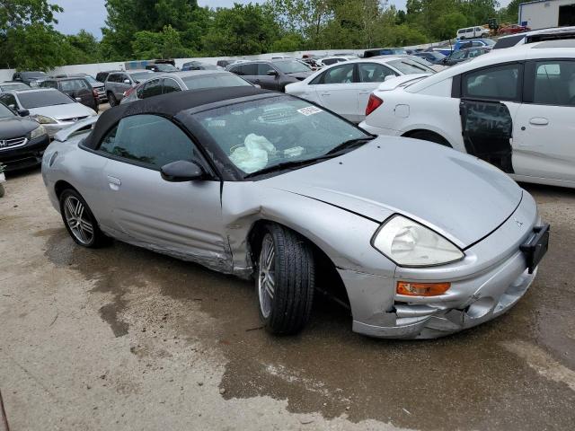 4A3AE75H03E014093 - 2003 MITSUBISHI ECLIPSE SPYDER GTS SILVER photo 4