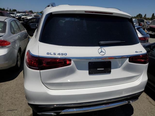 4JGFF5KE3MA540579 - 2021 MERCEDES-BENZ GLS 450 4MATIC WHITE photo 6