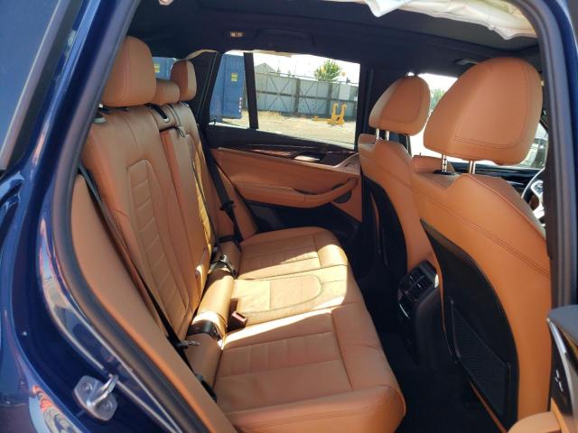 5UXTY9C0XM9E30630 - 2021 BMW X3 XDRIVEM40I BLUE photo 10