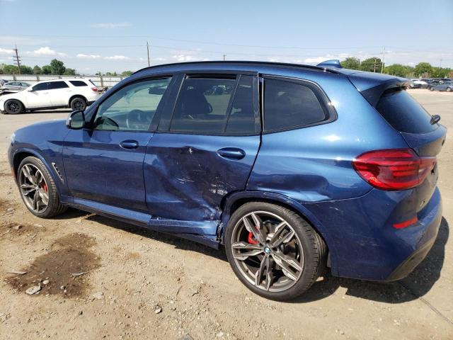 5UXTY9C0XM9E30630 - 2021 BMW X3 XDRIVEM40I BLUE photo 2