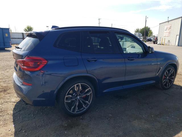 5UXTY9C0XM9E30630 - 2021 BMW X3 XDRIVEM40I BLUE photo 3