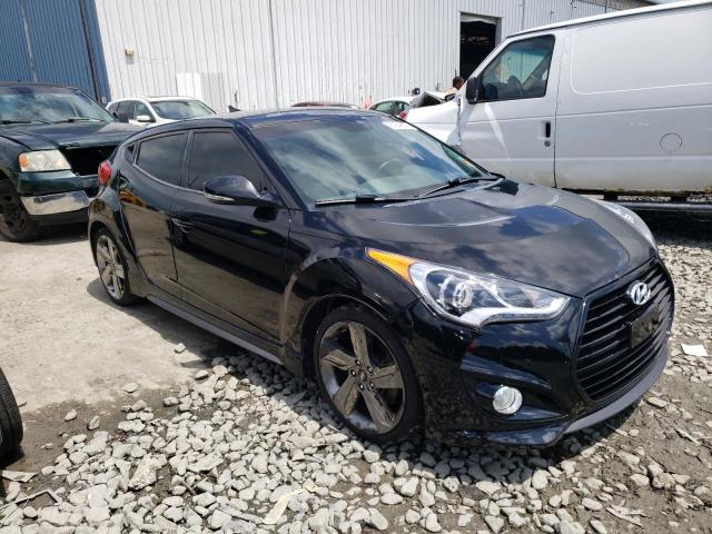 KMHTC6AE6DU116122 - 2013 HYUNDAI VELOSTER TURBO BLACK photo 4