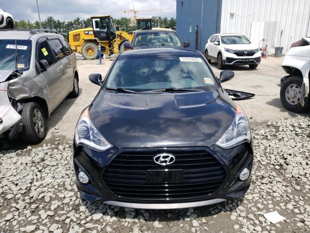 KMHTC6AE6DU116122 - 2013 HYUNDAI VELOSTER TURBO BLACK photo 5