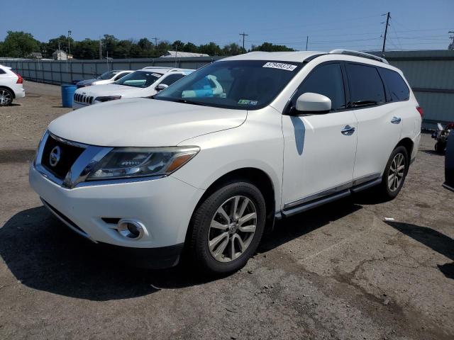 5N1AR2MM4EC724262 - 2014 NISSAN PATHFINDER S WHITE photo 1