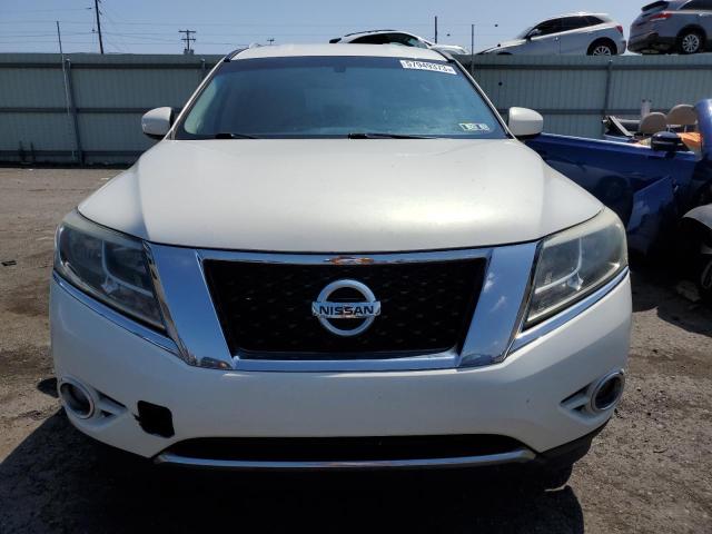 5N1AR2MM4EC724262 - 2014 NISSAN PATHFINDER S WHITE photo 5