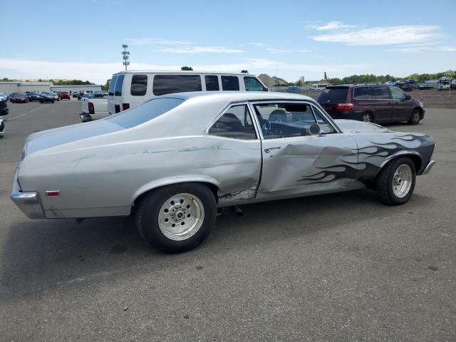 113279W503021 - 1969 CHEVROLET NOVA SILVER photo 3