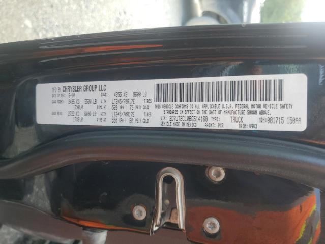 3D7UT2CL0BG514168 - 2011 DODGE RAM 2500 BLACK photo 12