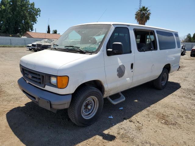 1FBSS31L86DA81655 - 2006 FORD ECONOLINE E350 SUPER DUTY WAGON WHITE photo 1