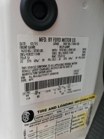 5LMJJ2JT5FEJ08088 - 2015 LINCOLN NAVIGATOR WHITE photo 12