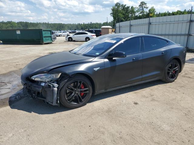5YJSA1H14EFP40281 - 2014 TESLA MODEL S შავი ფოტო 1