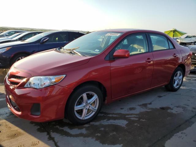 2T1BU4EE1BC648450 - 2011 TOYOTA COROLLA BASE RED photo 1