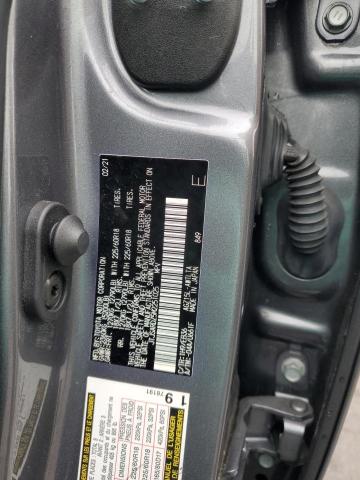 JTJSARDZ5M2251025 - 2021 LEXUS NX 300 BASE ნაცრისფერი ფოტო 13