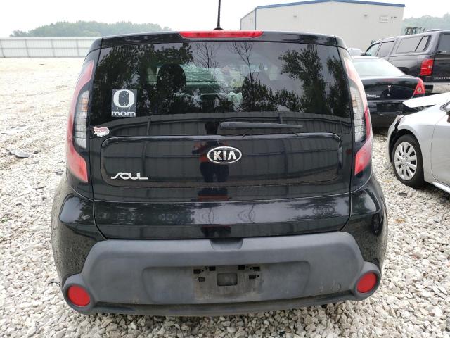 KNDJN2A24F7222655 - 2015 KIA SOUL BLACK photo 6