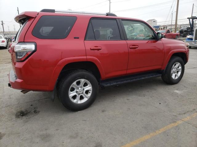 JTEBU5JR9K5662944 - 2019 TOYOTA 4RUNNER SR5 RED photo 3