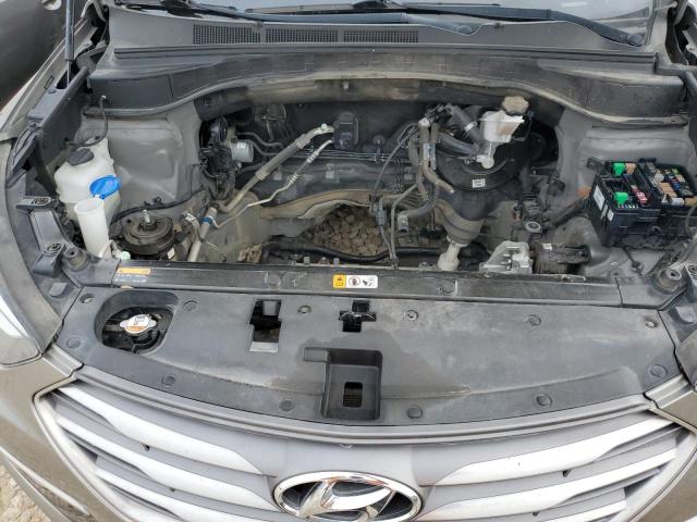 5NMZU3LB3HH006851 - 2017 HYUNDAI SANTA FE S GRAY photo 12