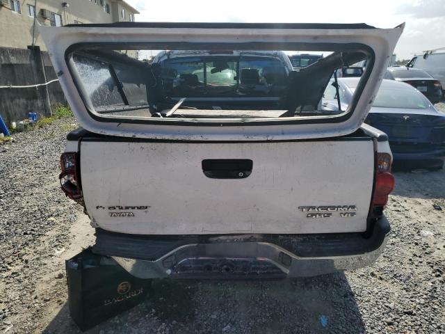 5TETU62N45Z065017 - 2005 TOYOTA TACOMA PRERUNNER ACCESS CAB WHITE photo 6