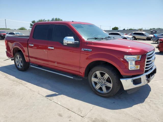 1FTEW1CP6GKD73934 - 2016 FORD F150 SUPERCREW RED photo 4