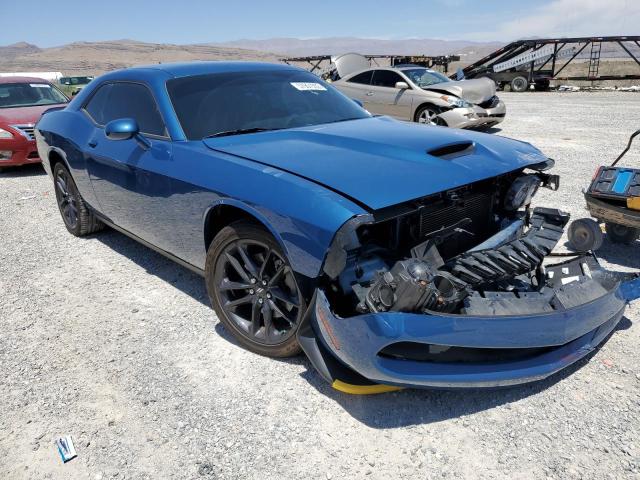 2C3CDZKG4MH611025 - 2021 DODGE CHALLENGER GT BLUE photo 4