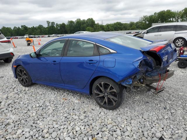 2HGFC2F87MH546548 - 2021 HONDA CIVIC SPORT BLUE photo 2