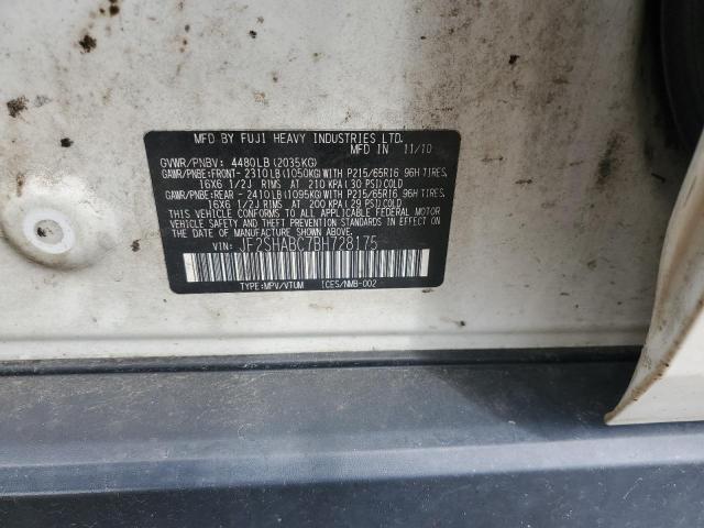 JF2SHABC7BH728175 - 2011 SUBARU FORESTER 2.5X Սպիտակ լուսանկար 13