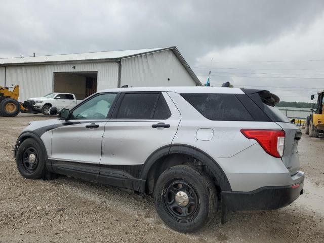 1FM5K8AB0MGC00965 - 2021 FORD EXPLORER POLICE INTERCEPTOR 银色 照片 2
