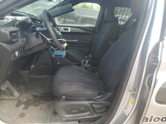 1FM5K8AB0MGC00965 - 2021 FORD EXPLORER POLICE INTERCEPTOR 银色 照片 7
