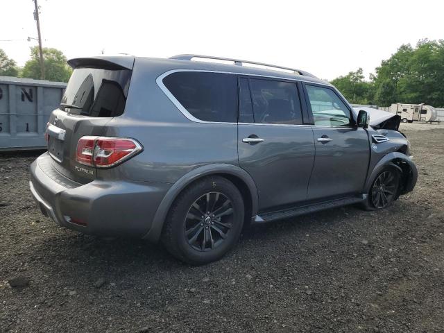 JN8AY2NE3L9781694 - 2020 NISSAN ARMADA PLATINUM GRAY photo 3