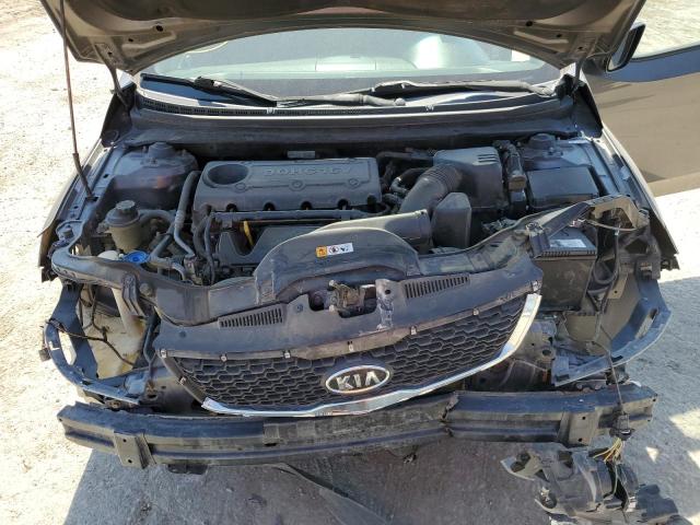 KNAFU5A29D5743788 - 2013 KIA FORTE EX GRAY photo 12