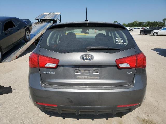 KNAFU5A29D5743788 - 2013 KIA FORTE EX GRAY photo 6