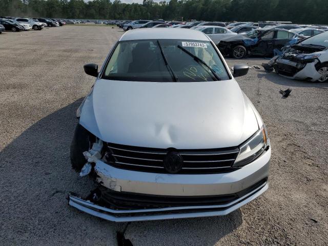 3VW2K7AJ1FM293980 - 2015 VOLKSWAGEN JETTA BASE 银色 照片 5