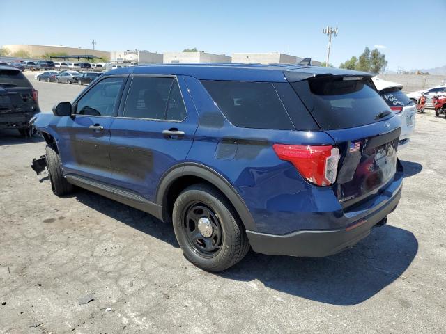 1FM5K8AB1MGA86992 - 2021 FORD EXPLORER POLICE INTERCEPTOR BLUE photo 2