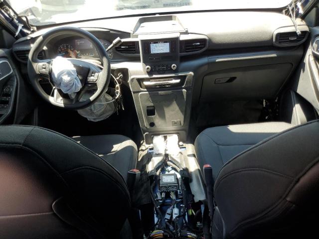 1FM5K8AB1MGA86992 - 2021 FORD EXPLORER POLICE INTERCEPTOR BLUE photo 8