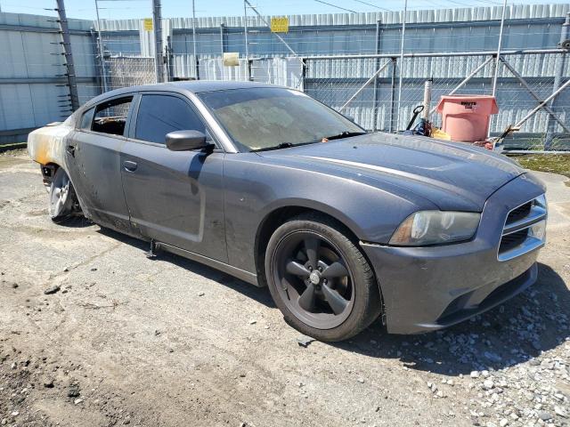 2C3CDXBG5DH601849 - 2013 DODGE CHARGER SE GRAY photo 4