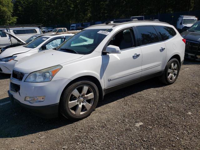 1GNEV33D49S110579 - 2009 CHEVROLET TRAVERSE LTZ WHITE photo 1