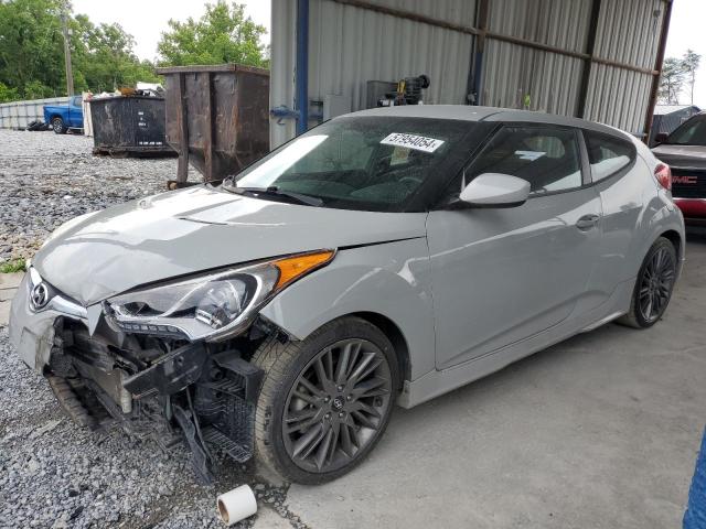 KMHTC6AD3DU132561 - 2013 HYUNDAI VELOSTER GRAY photo 1