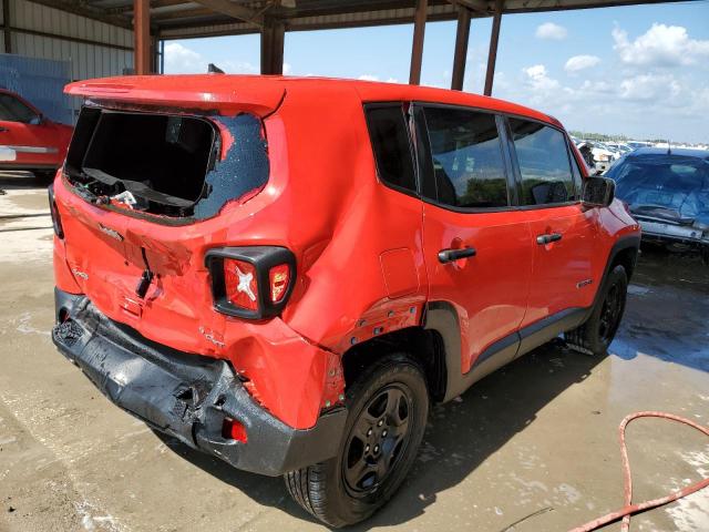 ZACNJBAB2LPL22939 - 2020 JEEP RENEGADE SPORT RED photo 3