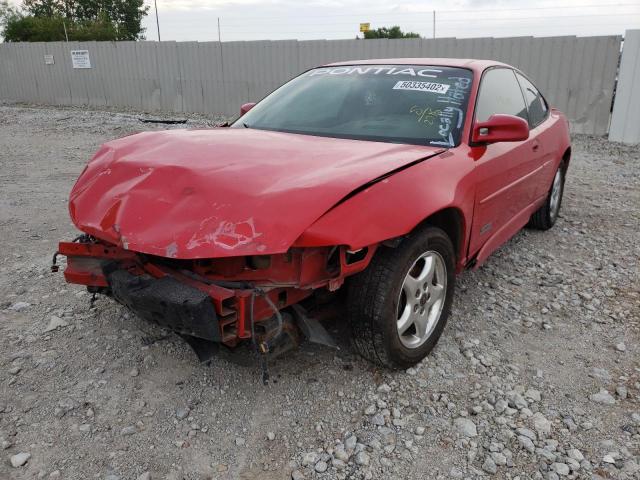 1G2WP1212WF292715 - 1998 PONTIAC GRAND PRIX GTP RED photo 2