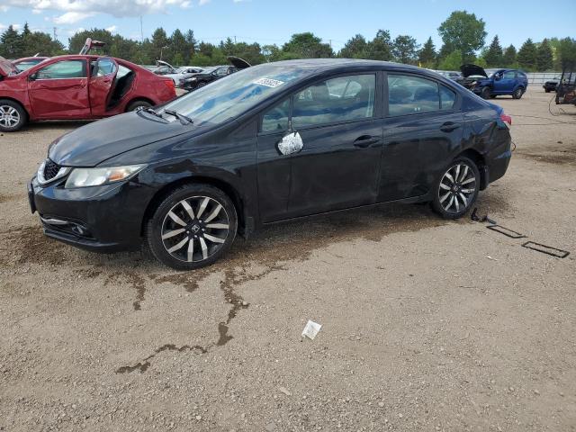 2HGFB2F9XFH509394 - 2015 HONDA CIVIC EXL BLACK photo 1