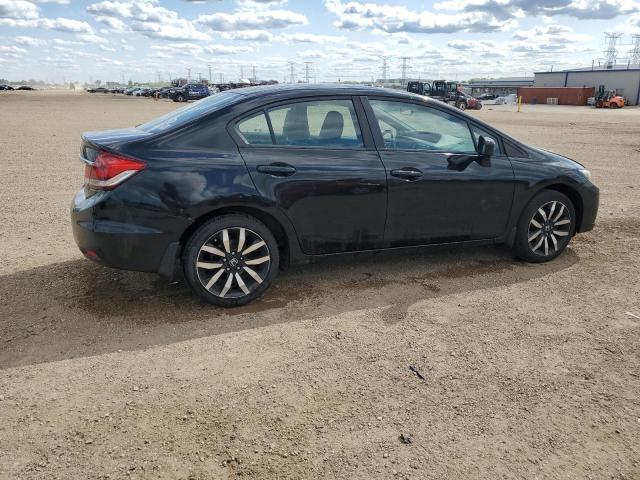 2HGFB2F9XFH509394 - 2015 HONDA CIVIC EXL BLACK photo 3