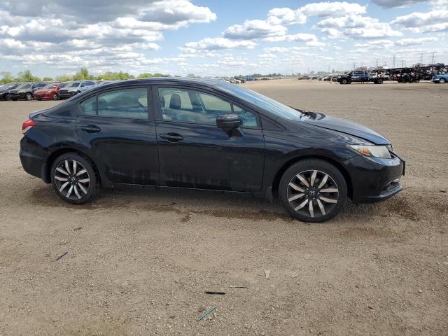 2HGFB2F9XFH509394 - 2015 HONDA CIVIC EXL BLACK photo 4