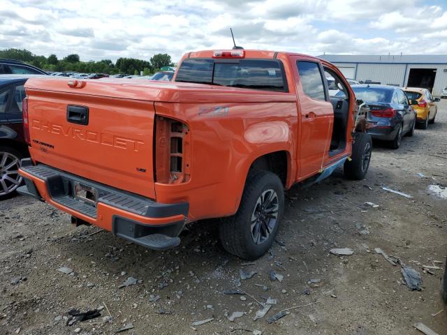 1GCGTDEN3M1245103 - 2021 CHEVROLET COLORADO Z71 ORANGE photo 3